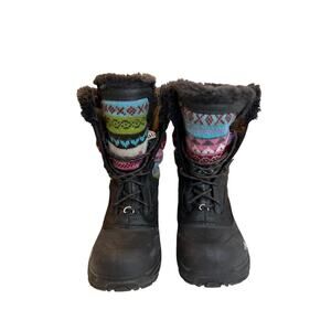 The North Face Shellista Lace Novelty Winter Boots Girls Sz 7